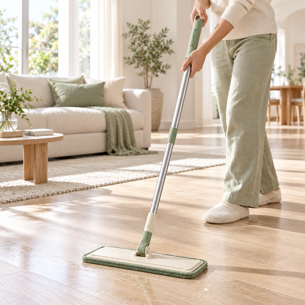 PAIUENA Flat Microfiber Mop
