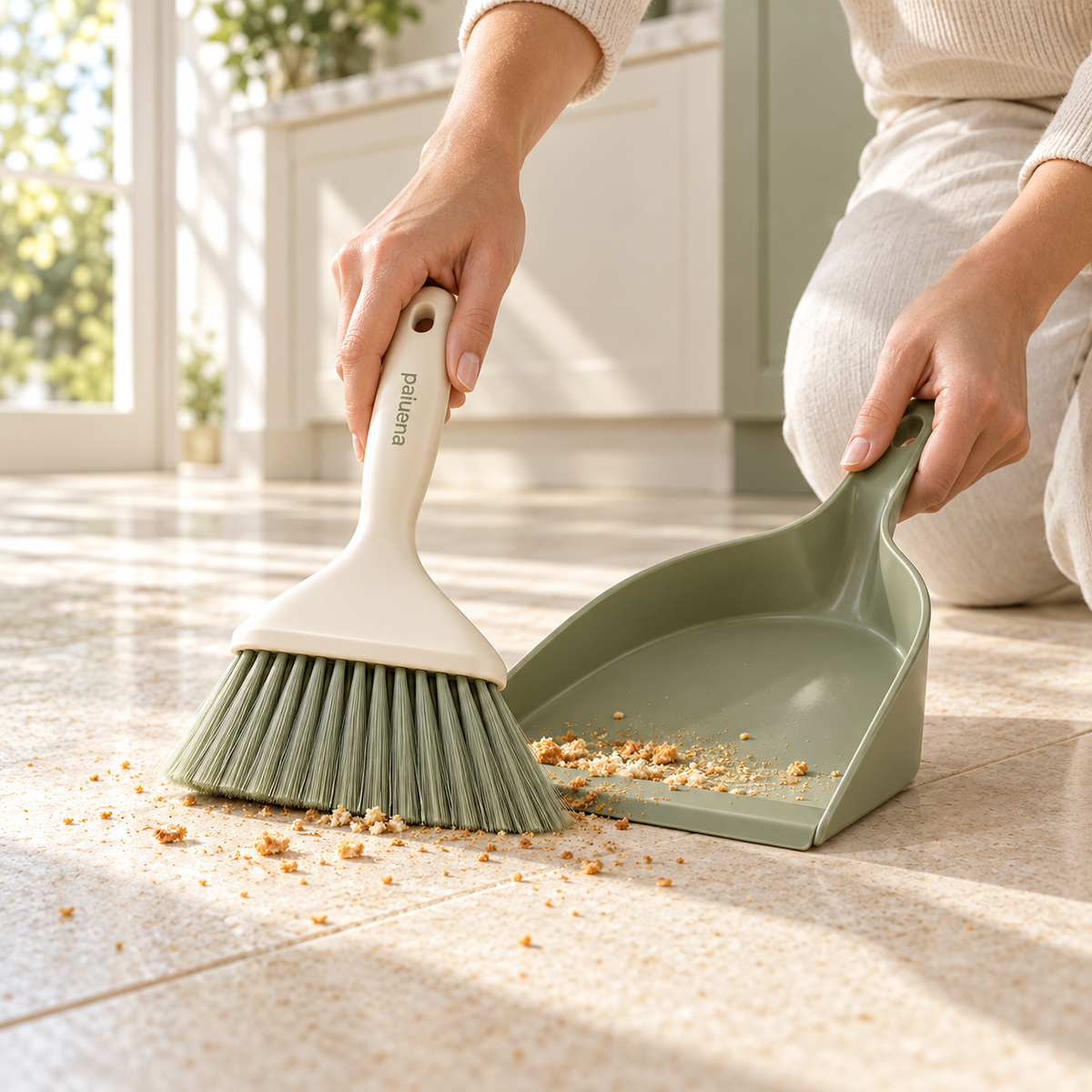 PAIUENA Compact Dustpan & Brush Set